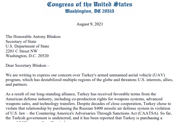 ABD Temsilciler Meclisi’nden Türkiye’ye Yaptırım Çağrısı