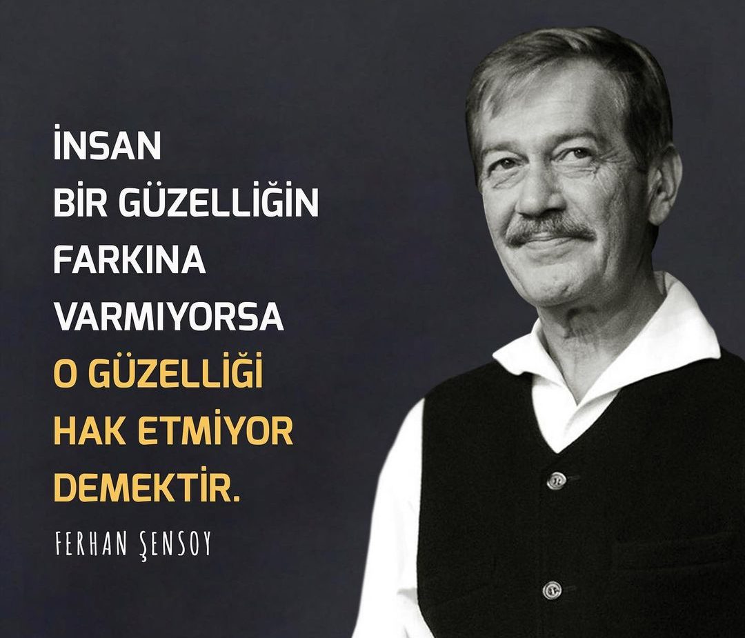 Büyük Üstad, Muhteşem sanatçı Ferhan Şensoy, aşağıdaki demecini ATATÜRK’ün Türkiye Cumhuriyeti için dile getirmişti!Işıklar içinden bizleri aydınlatmaya devam edecektir!Dr. Mustafa Ataç - ferhansensoy