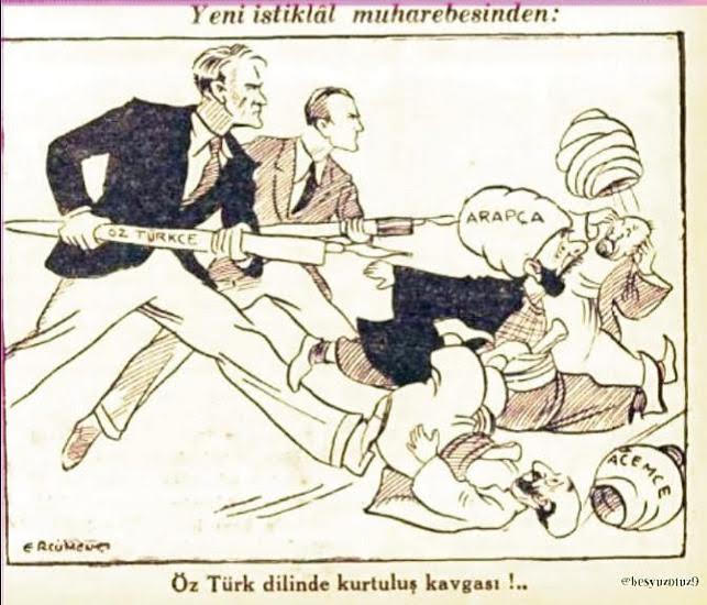 26 Eylül 1932'de Birinci Dil Kurultayı  toplanmıştı. - turkce arapca kurtulussavasi