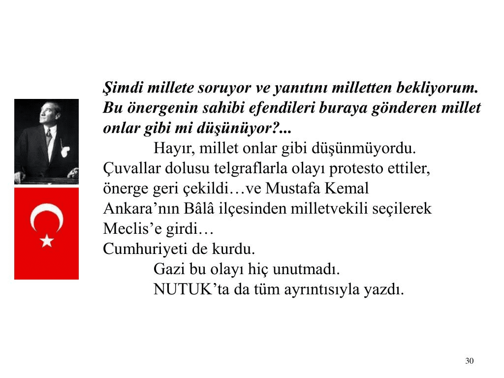 Cumhuriyet Halk Partisi’nin 2. Büyük Kongresi 94 yıl önce,15 Ekim 1927 Cuma günü başlar.Bu Kongrede Gazi Mustafa Kemal Büyük Söylev'i okumaya başlar, 20 Ekim Çarşamba günü tamamlar. - nutuk