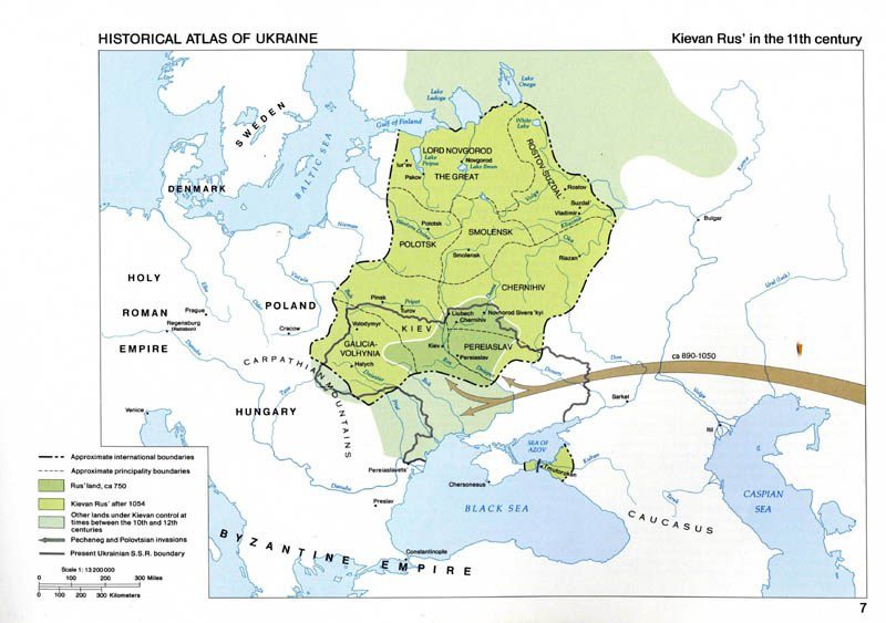 Evet ve büyük ölçekte. - tarihi ukrayna haritasi kiev rus varyanglar
