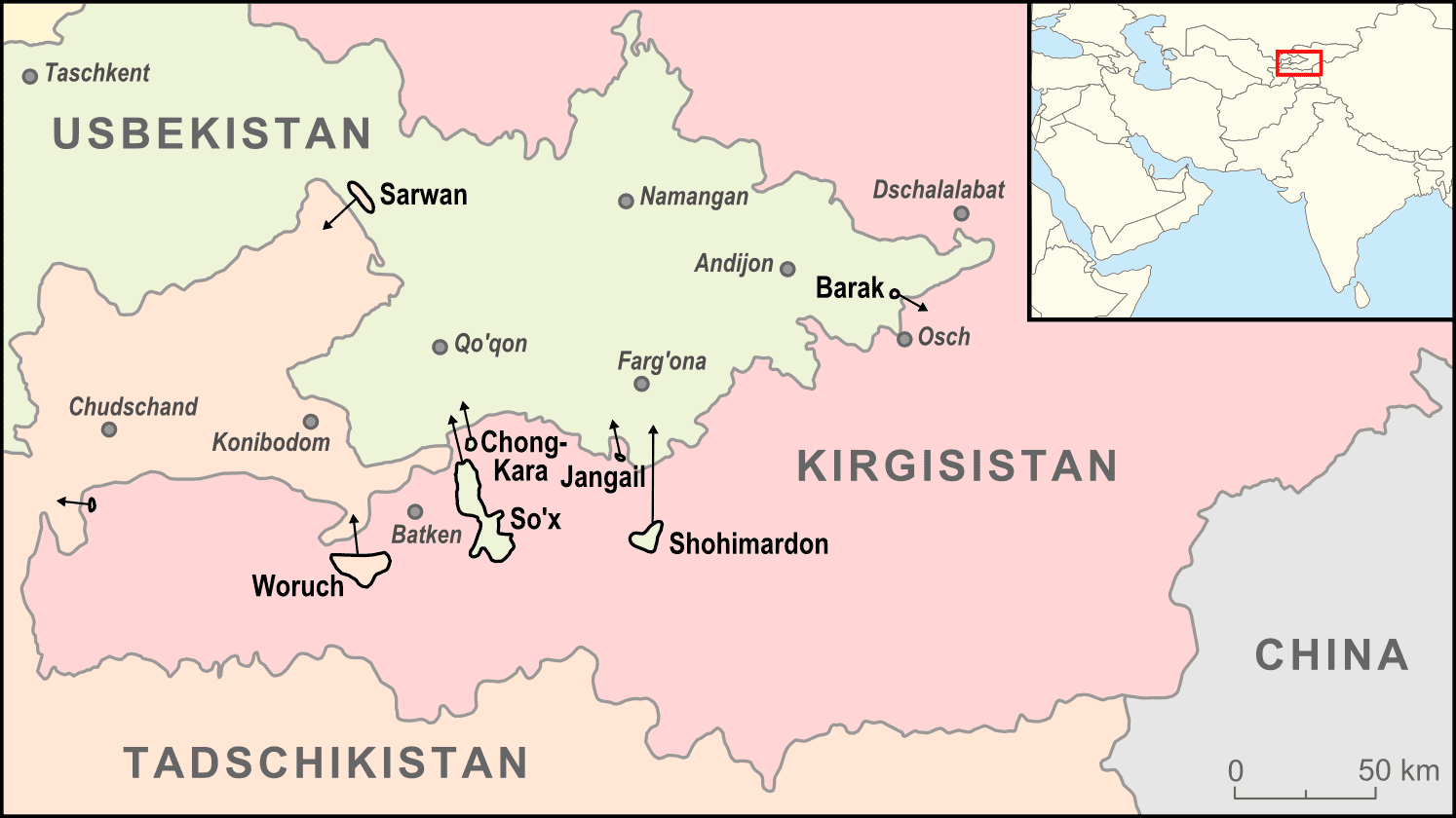 Kırgız-Tacik Sınırındaki Durum