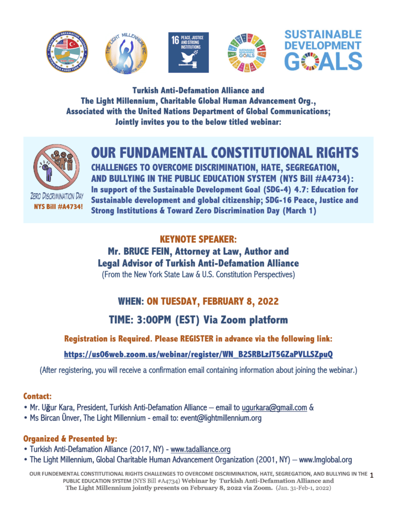 2022 our constitutional rights nys bill a4734 on feb 8 webinar flier