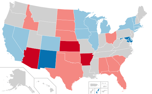 2022 United States attorney general elections results map amerika secimleri