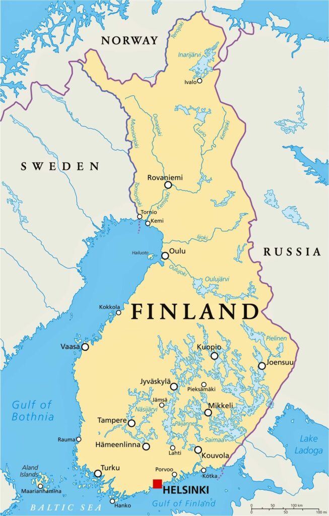 Fin eğitim sistemi - İNFO FİLLAND..Fİ / TURKISHFORUM - ABDULLAH TÜRER YENER - finlandiya haritasi
