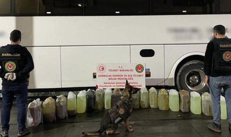 İrandan Türkiyəyə gedən avtobusda 345 kiloqram uyuşdurucu aşkar edildi: sürücü həbs olundu