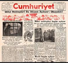 Mustafa Kemal (Atatürk), Sakarya Savaşı( 23 Ağustos -13 Eylül 1921 )  öncesinde, 16 Temmuz 1921 tarihinde Ankara’da toplanan Eğitim Kongresi’nde yaptığı konuşmada “Silahıyla olduğu gibi dimağıyla de mücadele mecburiyetinde olan milletimizin, birincisinde gösterdiği kudreti ikincisinde de göstereceğine asla şüphem yoktur” diyerek uz görüşlülüğünü göstermiştir. - millet mektepleri