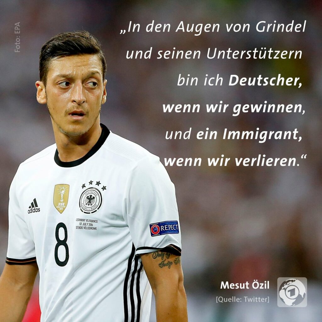 Mesut Özil Alman milli takımından ayrıldığı sırada şöyle söylemişti: - mesut ozil
