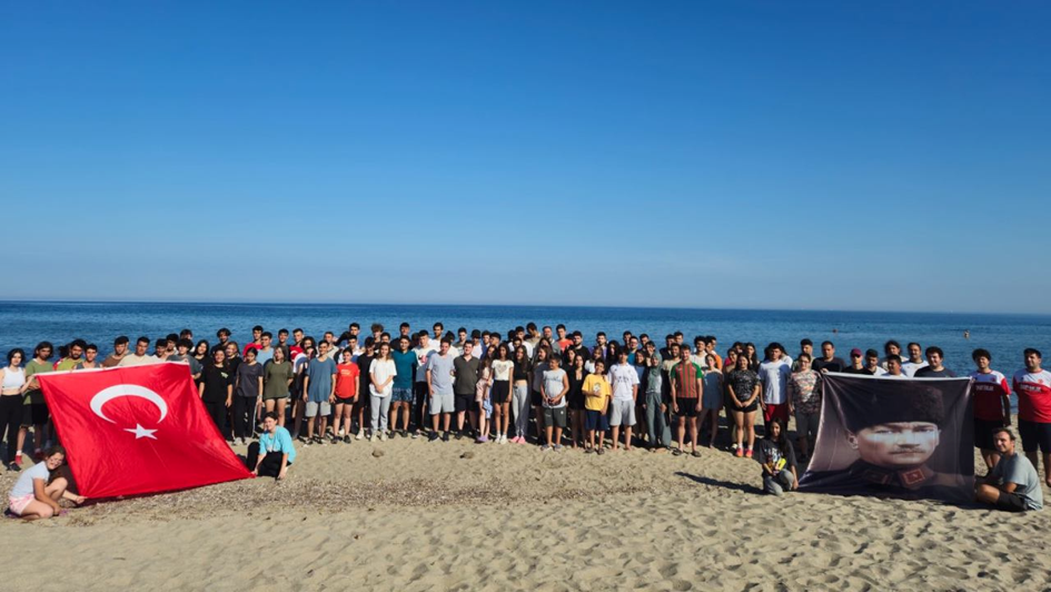 30 Temmuzda Ayvacık/ Çanakkale’de başlayan TGB(Türkiye Gençlik Birliği’nin ) geleneksel yaz kampları 12 Ağustosta tamamlanmış - tgb yaz kampi