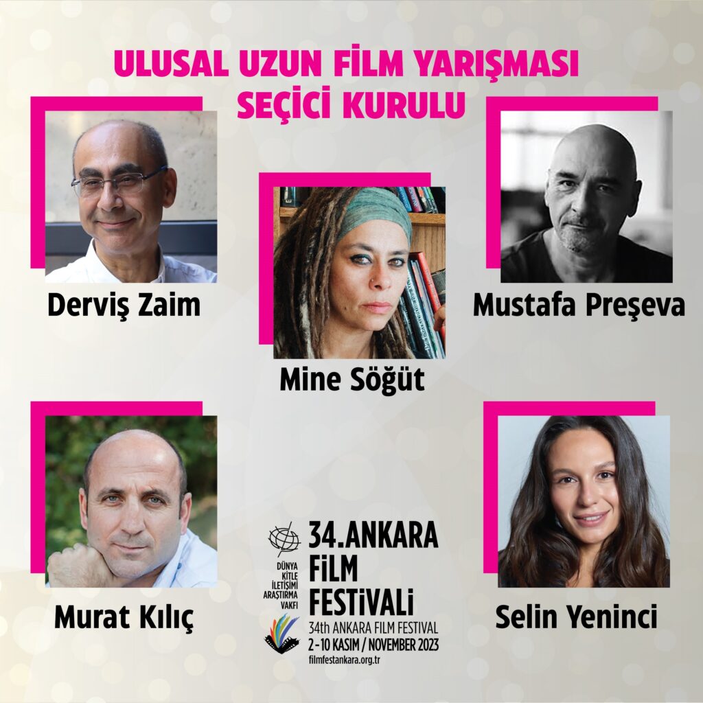 34. Ankara Film Festivali ulusal, belgesel, kısa, proje geliştirme ve SİYAD jürisi açıklandı! - juri UZUN.Sosyal