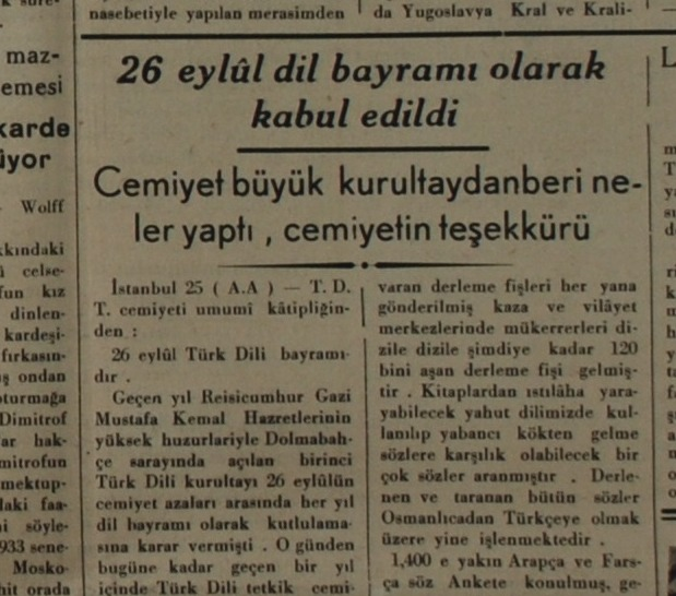 Uçmağa varmış başta Atatürk olmak üzere yüce gönüllü dil bilimi uzmanlarını saygıyla anıyorum. - turk dil bayrami
