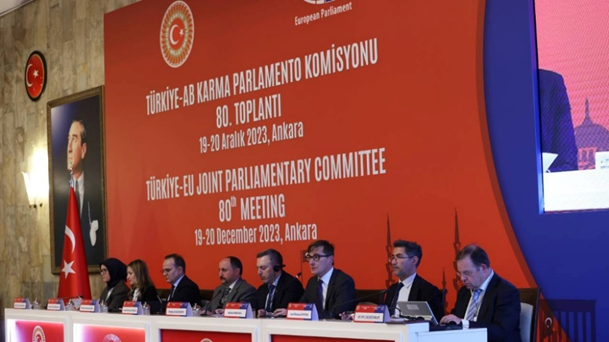 Türkiye-AB Karma Parlamento Komisyonu toplantısında Avrupalı üyeler Türk mevkidaşlarını sigaya çekmiş