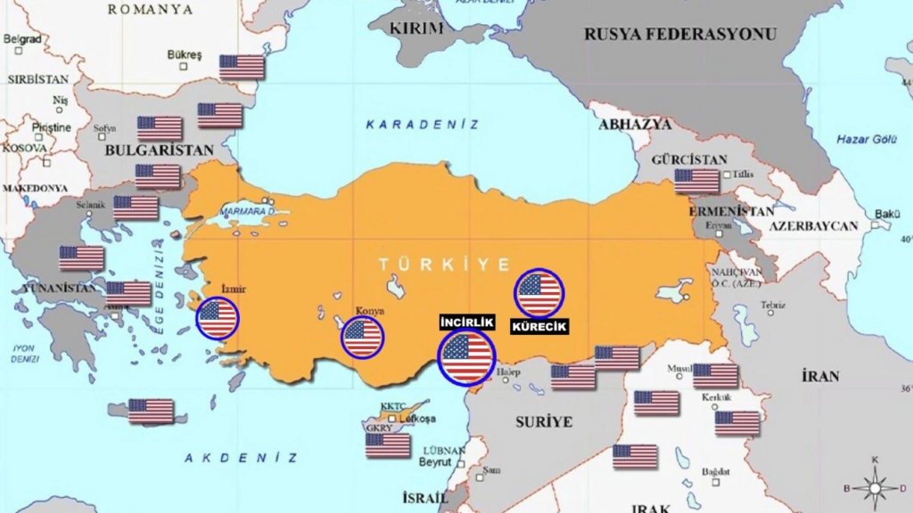 · Atatürk’ün vasiyeti olan “..emperyalist ülkelerle askeri işbirliğine girmeme ” siyasetini, İkinci Dünya Savaşın tek kazançlı çıkanı olan ABD’nin kurduğu NATO(Kuzey Atlantik Paktı)ya  Türkiye sokularak vasiyet çiğnendi. - nato usleri