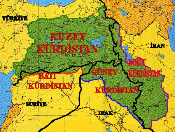 - abd irak savasi sirasinda ortaya cikan kurdistan haritalari