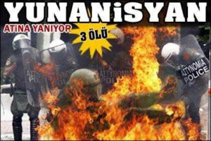 Yunanisyan, Atina yanıyor