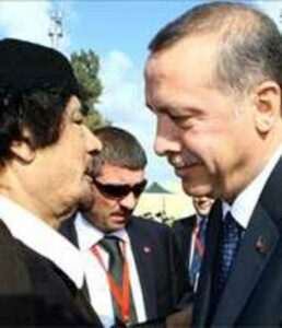 Kaddafi’den Erdoğan’a Ödül
