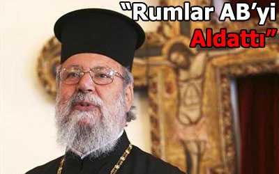 Hrisostomos, AB'yi aldattık