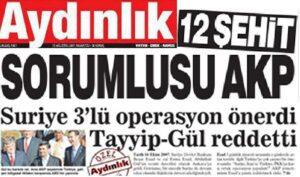 SURİYE “ÜÇLÜ OPERASYON” ÖNERDİ ERDOĞAN VE GÜL REDDETTİ