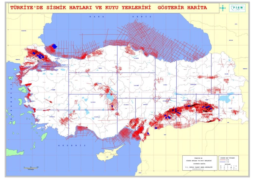 TPAO Sismik Haritası