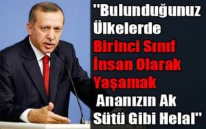 Başbakan Erdoğan’dan Yurtdışındaki Türk Gençlerine Mesaj