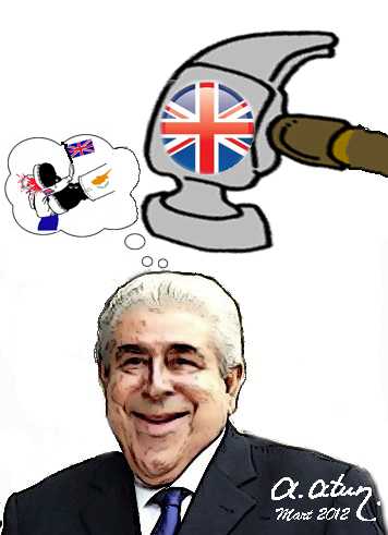 Christofias and British Bases by Ata ATUN