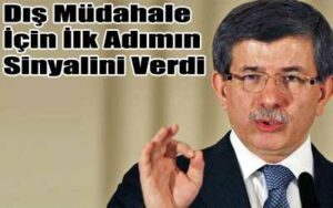 Davutoğlu’nun Suriye Açıklaması Dünya Basınının Gündeminde