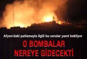 O bombalar nereye gidecekti