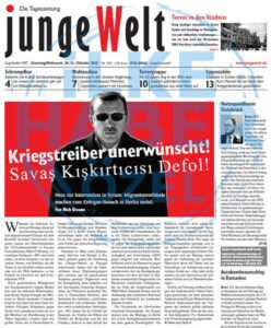 Alman gazetesinden Erdoğan için Türkçe ‘defol’ manşeti