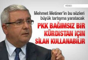 PKK Bağımsız Kürdistan için silah kullanabilir