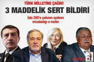 3 Maddelik Sert Bildiri