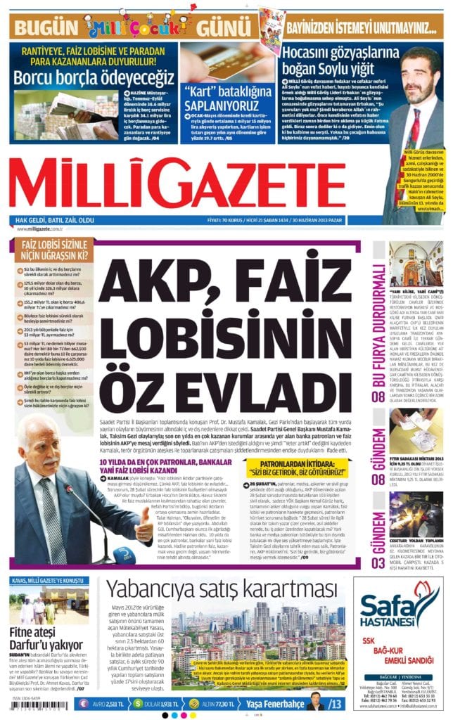 faiz lobisi