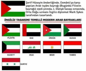İngiliz Tasarımı Arab Bayrakları