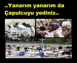 ..Yanarım yanarım da Çapulcuyu yediniz..