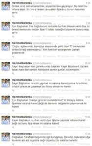 Baransu’dan Erdoğan’a Twitter’da Cevap