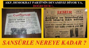 Sansürle Nereye Kadar