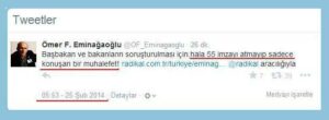 Eminağaoğlu: Yargıtay herhangi bir işlem yapamaz