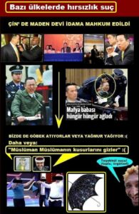 Bazı ülkelerde hırsızlık suç