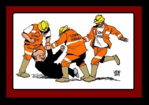 Brezilyalı karikatüristten o tekmeye farklı yorum