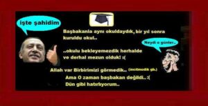 Başbakanla aynı okuldan mezunuz