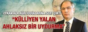 Ağrı’daki Çatışma öncesi Efkan Ala – vali telefon görüşmesi