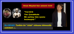 Sinan Meydan’dan anlamlı tivit!