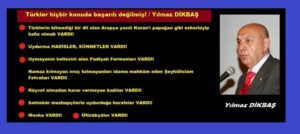 TÜRKLER HİÇBİR KONUDA BAŞARILI DEĞİLMİŞ!