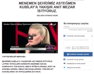 KAMPANYA : MENEMEN ŞEHİDİMİZ ASTEĞMEN KUBİLAY’IN AZİZ HATIRASINA YAKIŞIR ANIT MEZAR İSTİYORUZ !!!