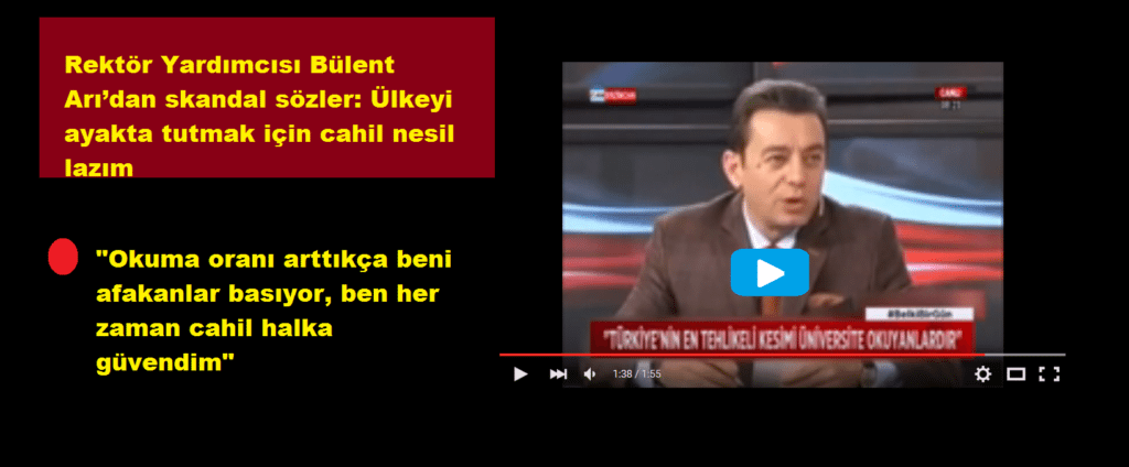 Üniversite hocası bunu derse!