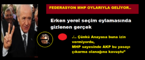 FEDERASYON MHP OYLARIYLA GELİYOR -(TAMAMI)