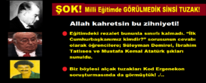 ŞOK! Milli Eğitimde GÖRÜLMEDİK SİNSİ TUZAK!