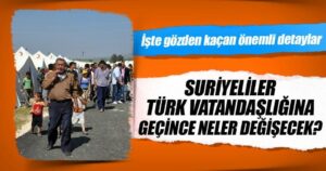 SURİYELİLERİN VATANDAŞLIĞA ALINMASINA DAİR / MİTHAT AKAR