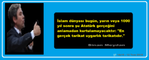 Sinan Meydan: “En gerçek tarikat uygarlık tarikatıdır.”
