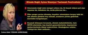 Elimde Değil, İçime Sinmiyor Tantanalı Festivaliniz / Fatma Sibel YÜKSEK (GÜRCİHAN)