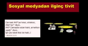 Sosyal medyadan ilginç tivit